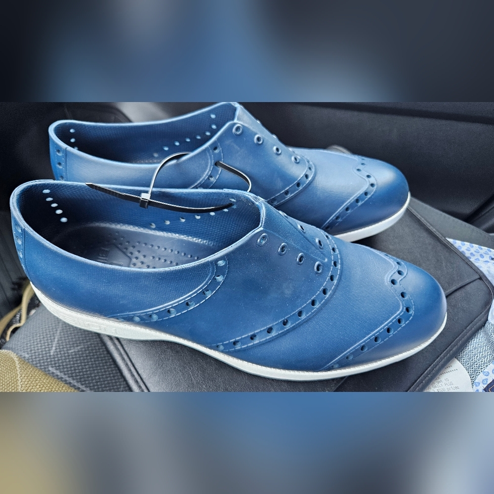 Men's Blue Oxford Shoes